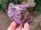 Natural Metallic Cobbed Purpurite Specimens x 12 From Erongo, Namibia - Toprock Gemstones and Minerals 