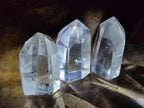Polished Clear Quartz Display Crystals x 12 From Madagascar - Toprock Gemstones and Minerals 