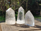 Polished Clear Quartz Display Crystals x 12 From Madagascar - Toprock Gemstones and Minerals 