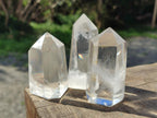 Polished Clear Quartz Display Crystals x 12 From Madagascar - Toprock Gemstones and Minerals 