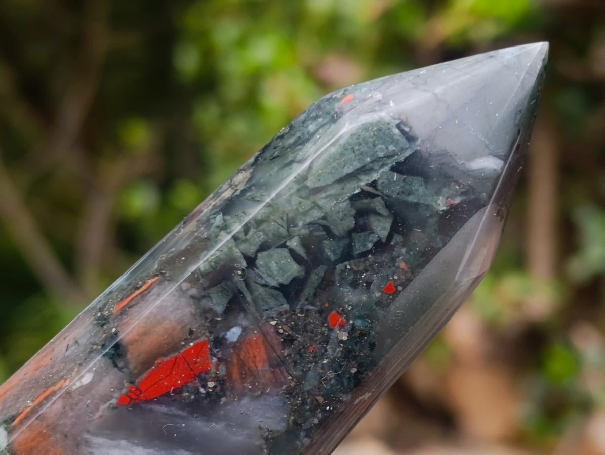 Polished Bloodstone Display Crystals x 6 From Swaziland - Toprock Gemstones and Minerals 