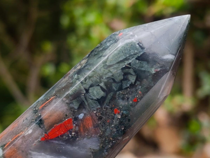Polished Bloodstone Display Crystals x 6 From Swaziland - Toprock Gemstones and Minerals 