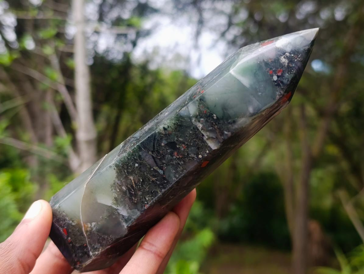 Polished Bloodstone Display Crystals x 6 From Swaziland - Toprock Gemstones and Minerals 