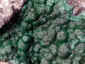 Natural Large Crystalline Ball Malachite on Quartz and Dolomite Matrix x 1 From Mindingi Mine, Kambove, Congo - Toprock Gemstones and Minerals 