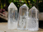 Polished Clear Quartz Display Crystals x 20 From Madagascar - Toprock Gemstones and Minerals 