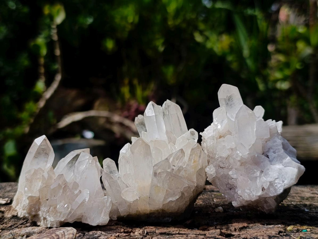 Natural Mixed Quartz Crystal Clusters x 24 From Madagascar - Toprock Gemstones and Minerals 