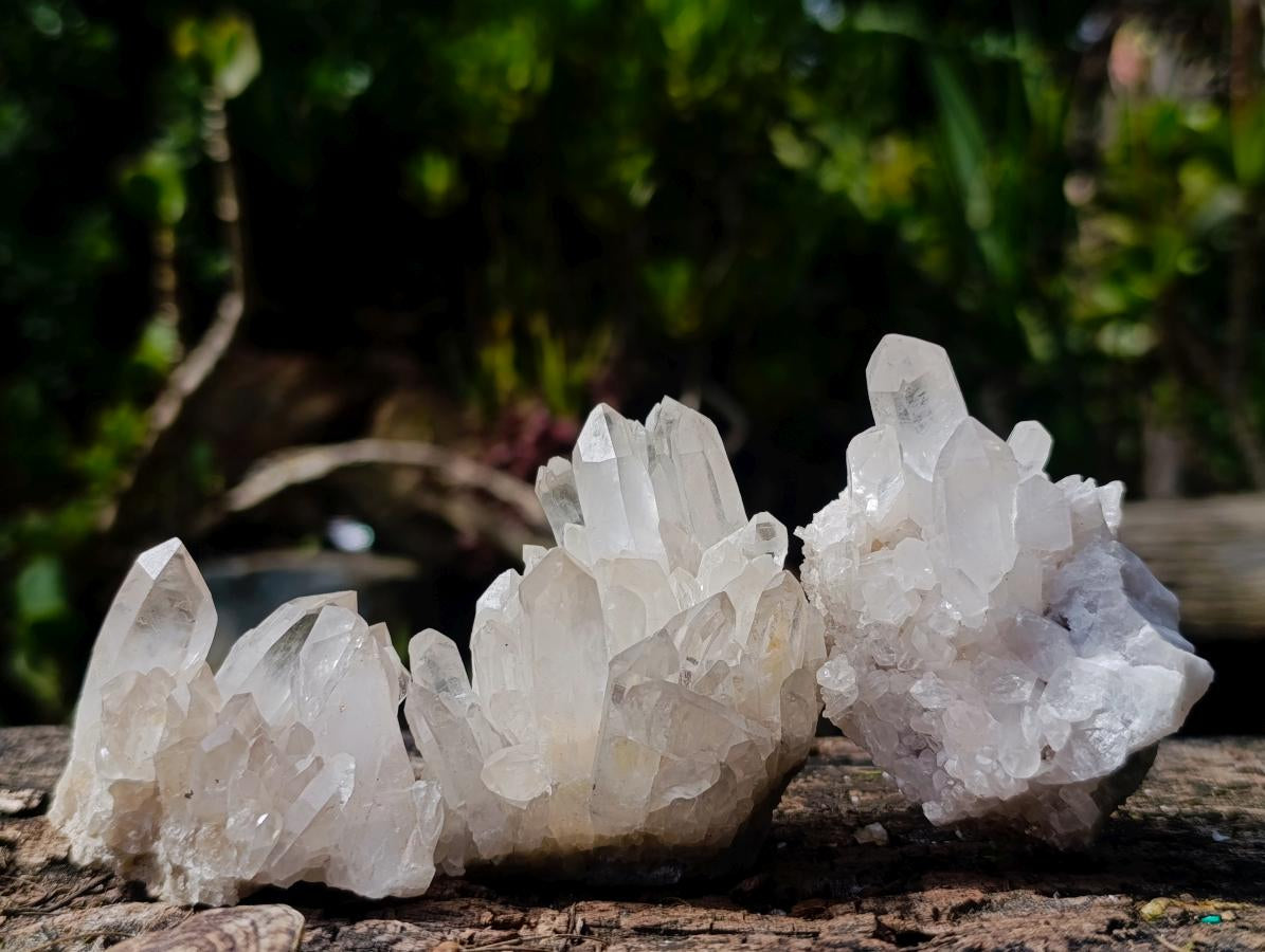 Natural Mixed Quartz Crystal Clusters x 24 From Madagascar - Toprock Gemstones and Minerals 