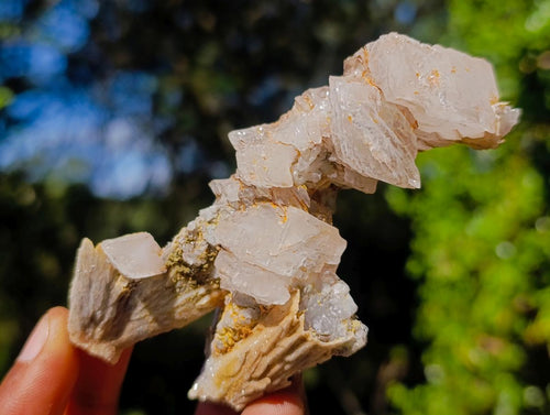 Natural Rhombohedral Calcite Crystals x 12 From Albert's Mountain, Lesotho - Toprock Gemstones and Minerals 