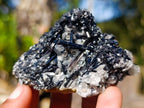 Natural Schorl Black Tourmaline with Feldspar Specimens x 12 From Erongo, Namibia - Toprock Gemstones and Minerals 