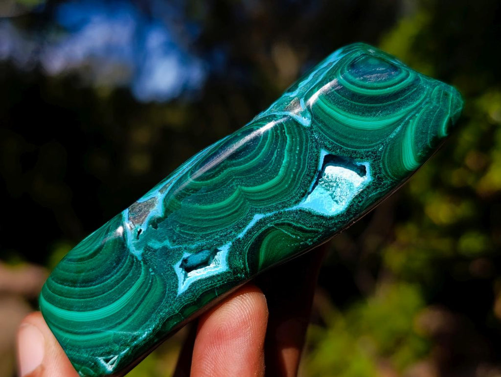 Polished Malacolla Free Forms x 4 From Kulukuluku, Congo - Toprock Gemstones and Minerals 