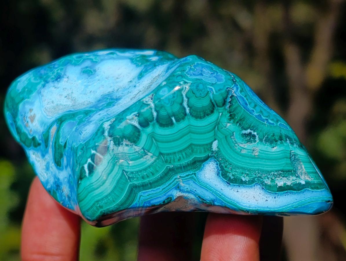 Polished Malacolla Free Forms x 4 From Kulukuluku, Congo - Toprock Gemstones and Minerals 