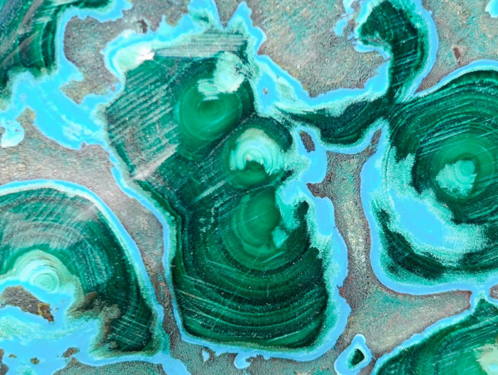 Polished Malacolla Free Forms x 4 From Kulukuluku, Congo - Toprock Gemstones and Minerals 