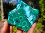 Polished Malacolla Free Forms x 4 From Kulukuluku, Congo - Toprock Gemstones and Minerals 