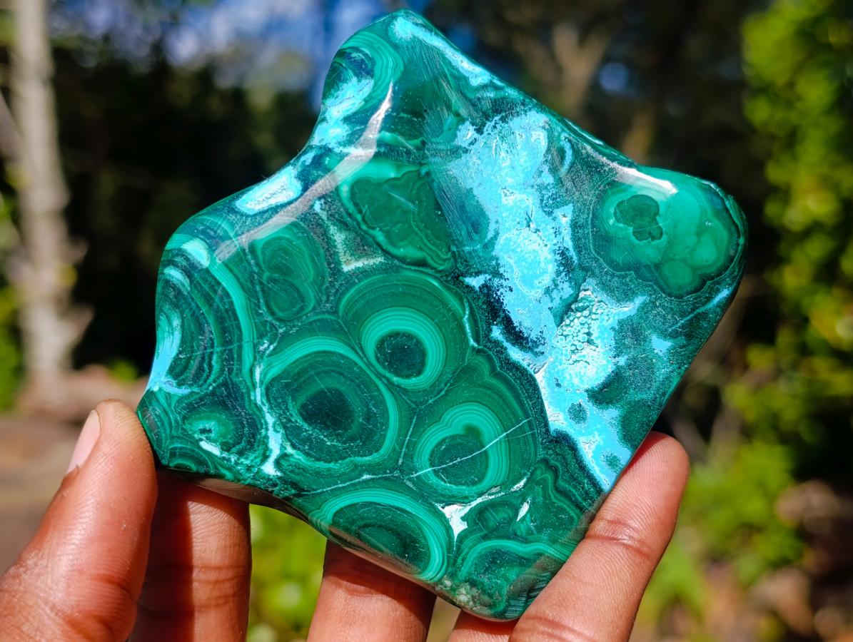 Polished Malacolla Free Forms x 4 From Kulukuluku, Congo - Toprock Gemstones and Minerals 