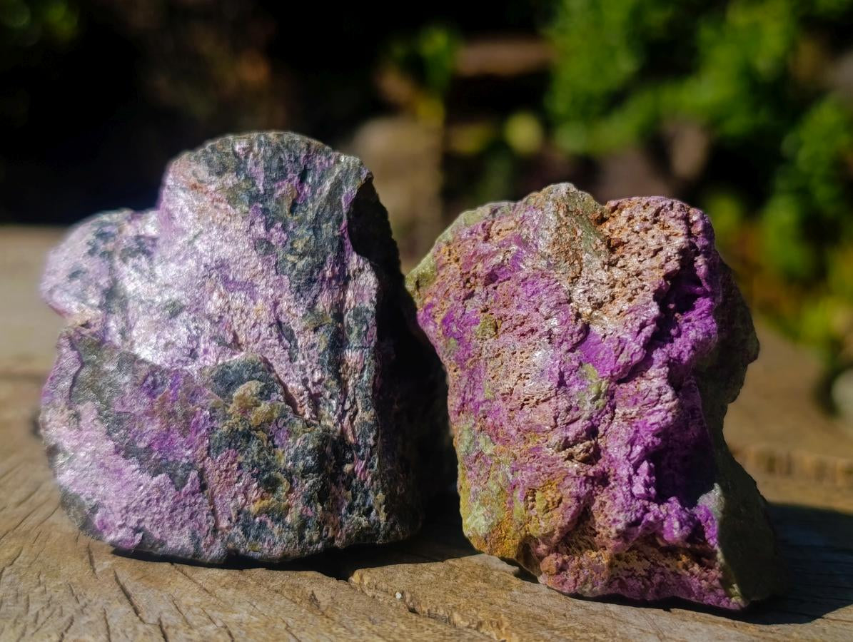 Natural Cobbed Stichtite Specimens x 24 From Barberton, South Africa - Toprock Gemstones and Minerals 