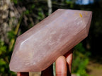 Polished Double Terminated Gemmy Rose Quartz Crystals x 6 From Madagascar - Toprock Gemstones and Minerals 