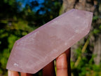 Polished Double Terminated Gemmy Rose Quartz Crystals x 6 From Madagascar - Toprock Gemstones and Minerals 