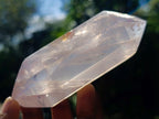 Polished Double Terminated Gemmy Rose Quartz Crystals x 6 From Madagascar - Toprock Gemstones and Minerals 