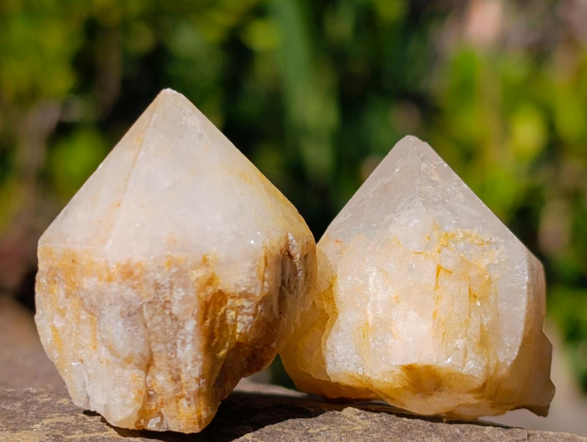 Natural Small Cascading "Anananas" Pineapple Quartz Single Crystals x 70 From Antsirabe, Madagascar - Toprock Gemstones and Minerals 