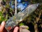 Polished Bloodstone Crystal Points x 6 From Swaziland - Toprock Gemstones and Minerals 