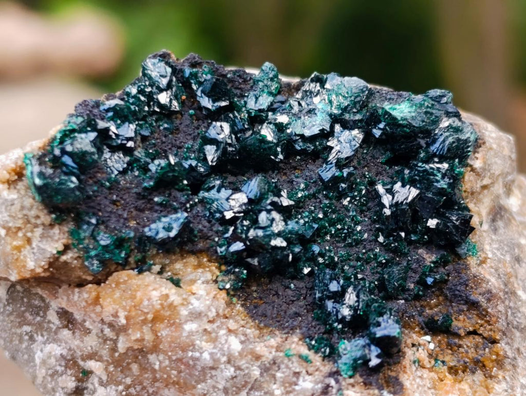 Natural Crystalline Malachite Specimens x 6 From Tenke Fungurume, Congo - Toprock Gemstones and Minerals 