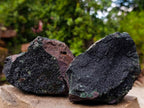 Natural Libethenite Crystals on Dolomite Matrix Specimens x 2 From Shituru, Congo - Toprock Gemstones and Minerals 