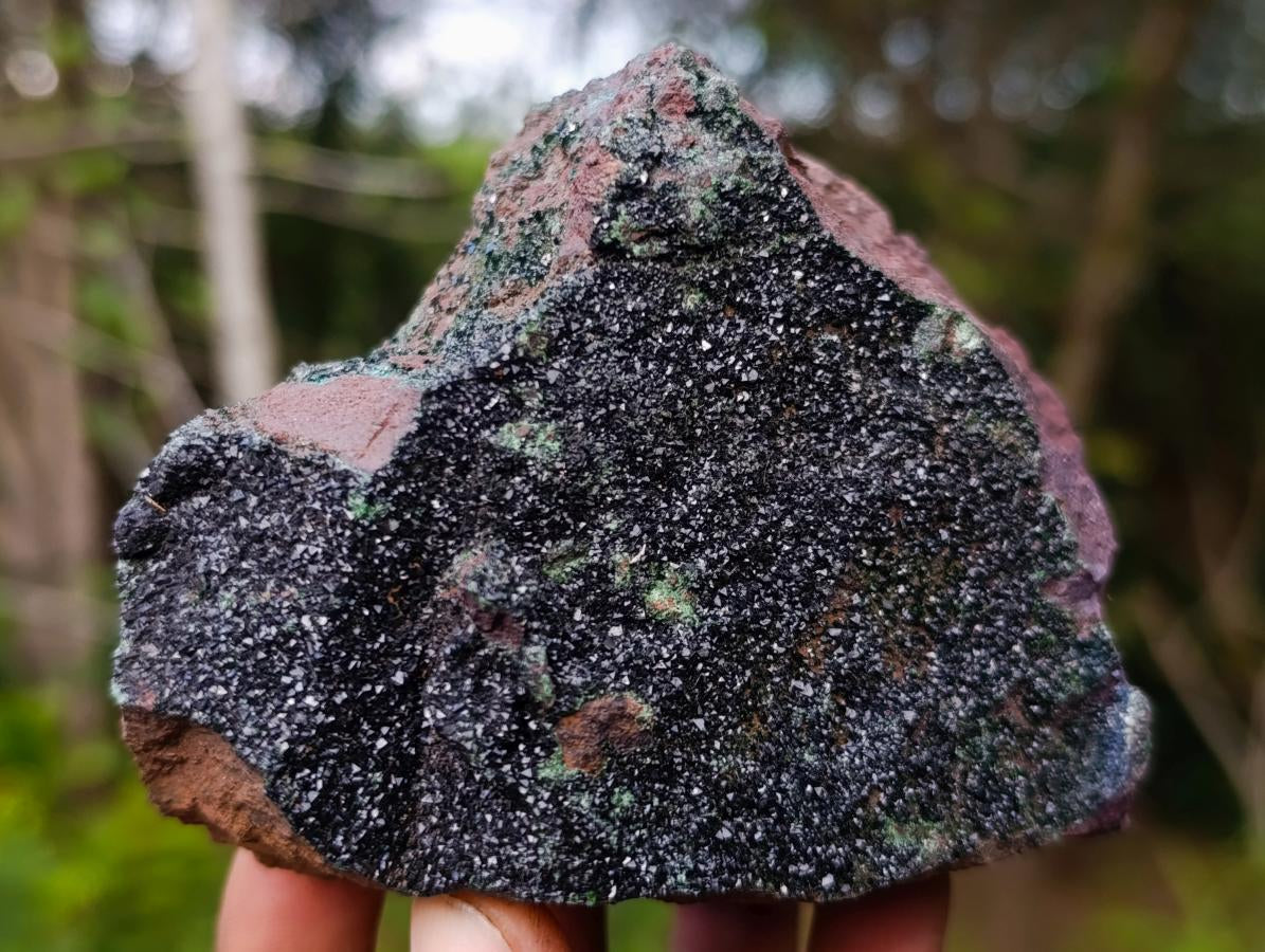 Natural Libethenite Crystals on Dolomite Matrix Specimens x 2 From Shituru, Congo - Toprock Gemstones and Minerals 
