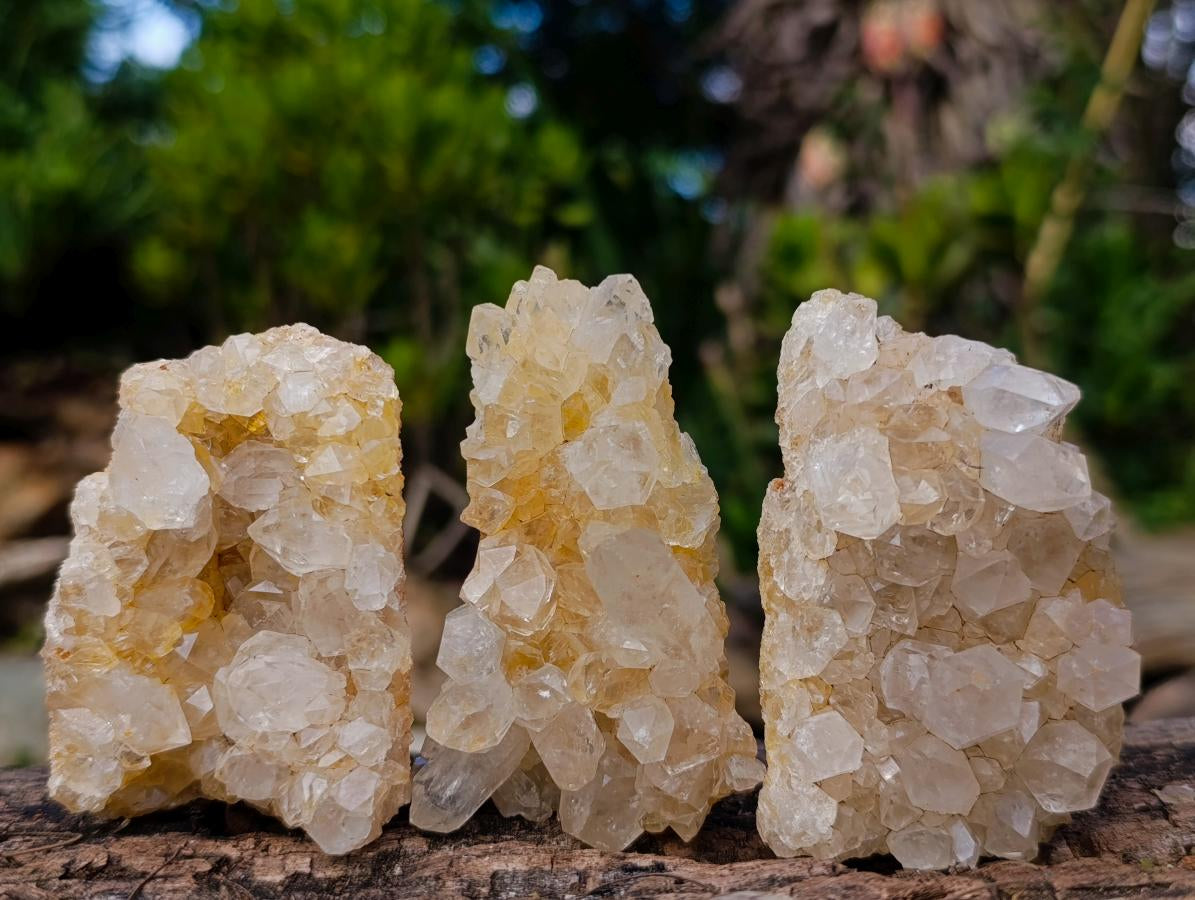 Natural Solwezi Quartz Plate Specimens x 24 From Solwezi, Zambia - Toprock Gemstones and Minerals 