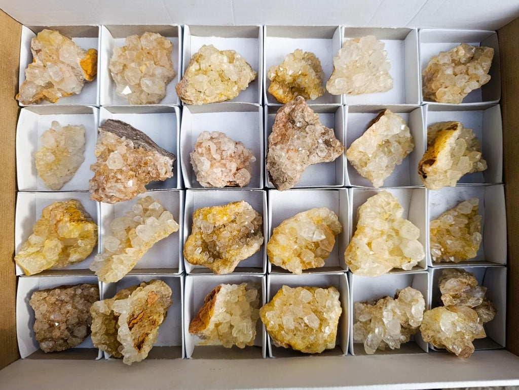Natural Solwezi Quartz Plate Specimens x 24 From Solwezi, Zambia - Toprock Gemstones and Minerals 