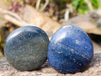 Polished Blue Lazulite Palm Stones x 35 From Madagascar - Toprock Gemstones and Minerals 