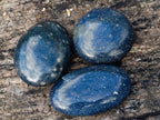 Polished Blue Lazulite Palm Stones x 35 From Madagascar - Toprock Gemstones and Minerals 