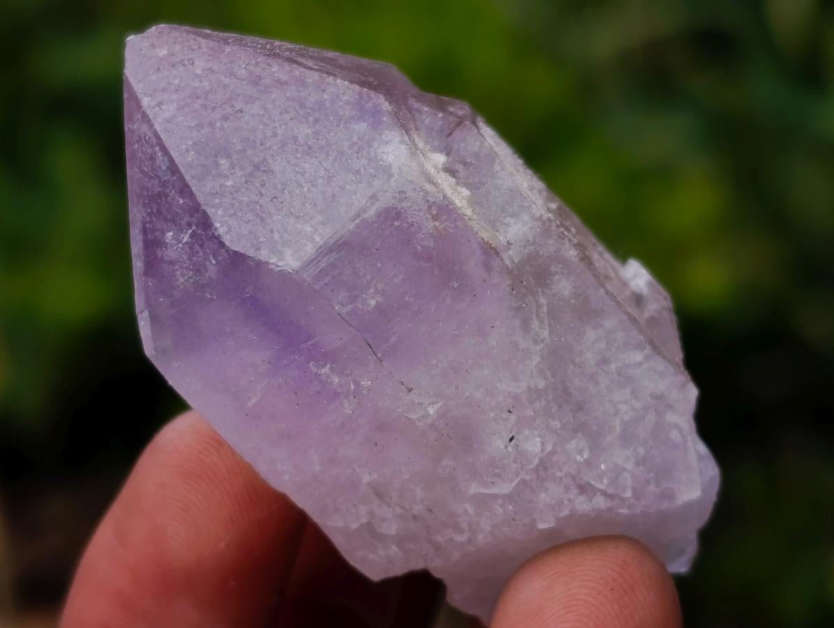 Natural Jacaranda Amethyst Single Crystals x 35 From Mumbwa, Zambia - Toprock Gemstones and Minerals 