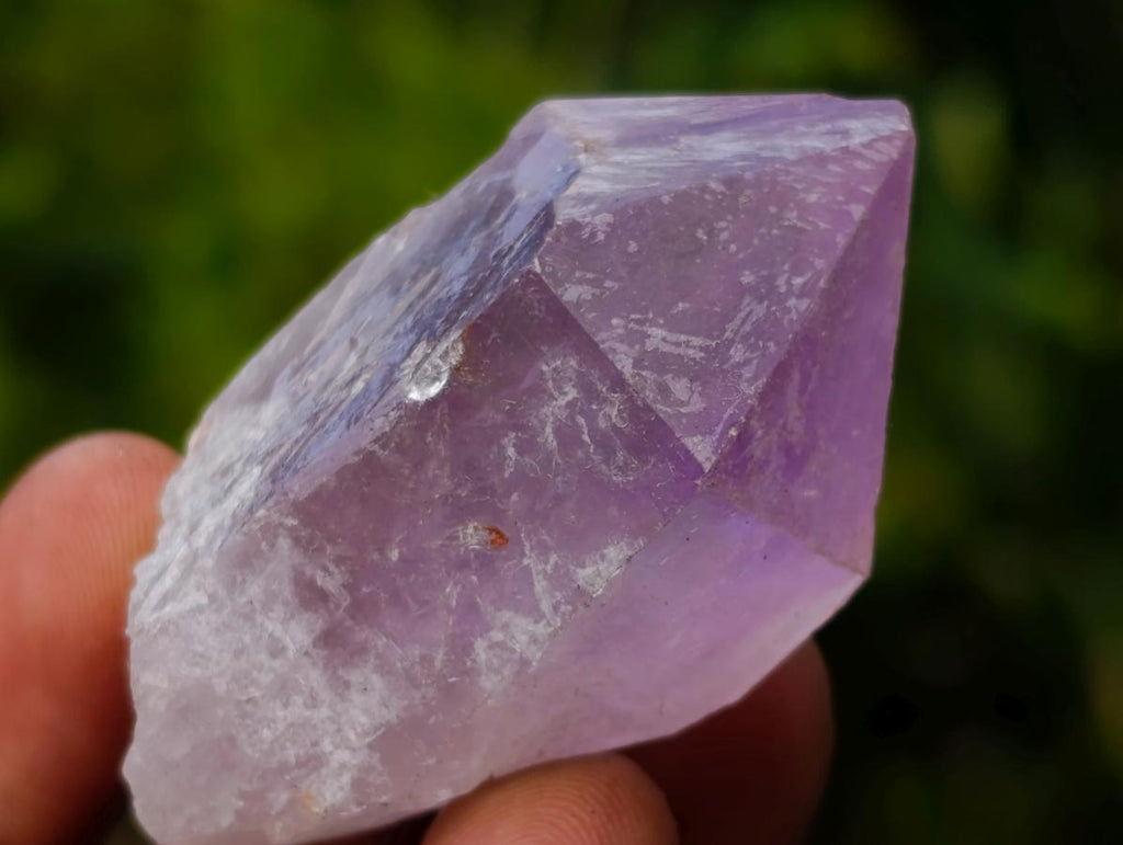 Natural Jacaranda Amethyst Single Crystals x 35 From Mumbwa, Zambia - Toprock Gemstones and Minerals 