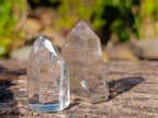 Polished Clear Small Quartz Pendant Crystals x 35 From Madagascar - Toprock Gemstones and Minerals 
