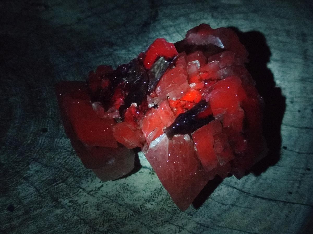 Natural Stacked Rhombohedral Calcite Specimens x 2 From Albert's Mountain, Lesotho - Toprock Gemstones and Minerals 