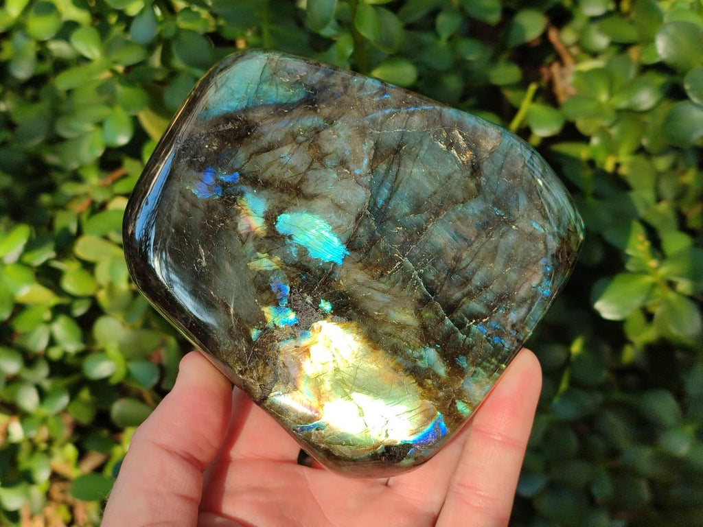 Polished Labradorite Standing Display Pieces x 2 From Madagascar - Toprock Gemstones and Minerals 