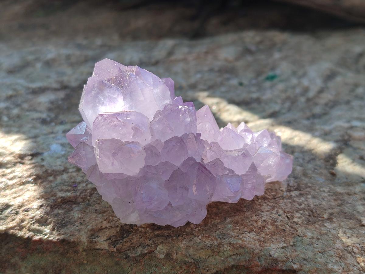 Natural Spirit Amethyst Clusters x 12 From Boekenhouthoek, South Africa - Toprock Gemstones and Minerals 