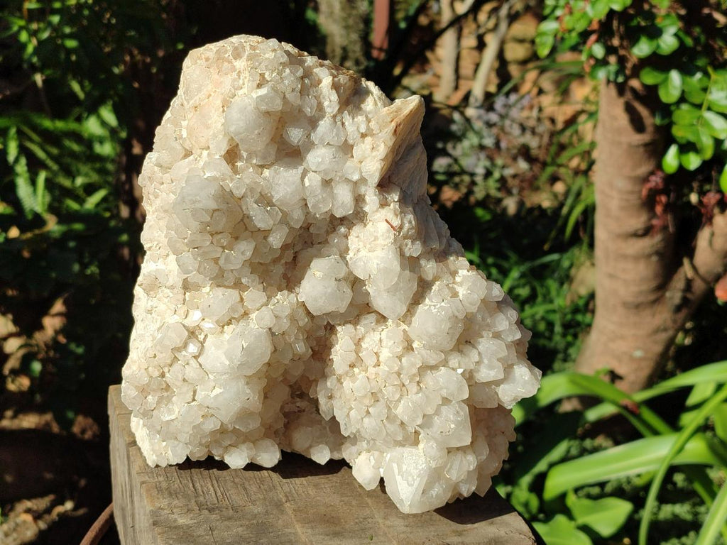 Natural Large Window Cascading "Anananas" Castle Quartz Cluster x 1 From Antsirabe, Madagascar - Toprock Gemstones and Minerals 
