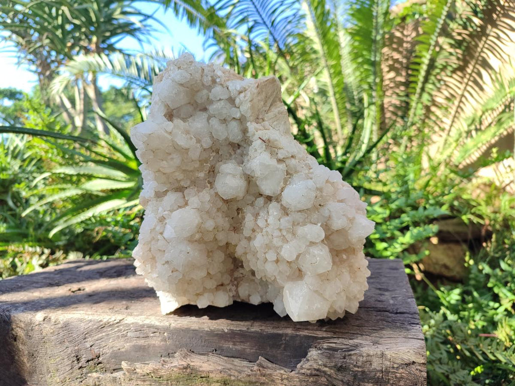 Natural Large Window Cascading "Anananas" Castle Quartz Cluster x 1 From Antsirabe, Madagascar - Toprock Gemstones and Minerals 