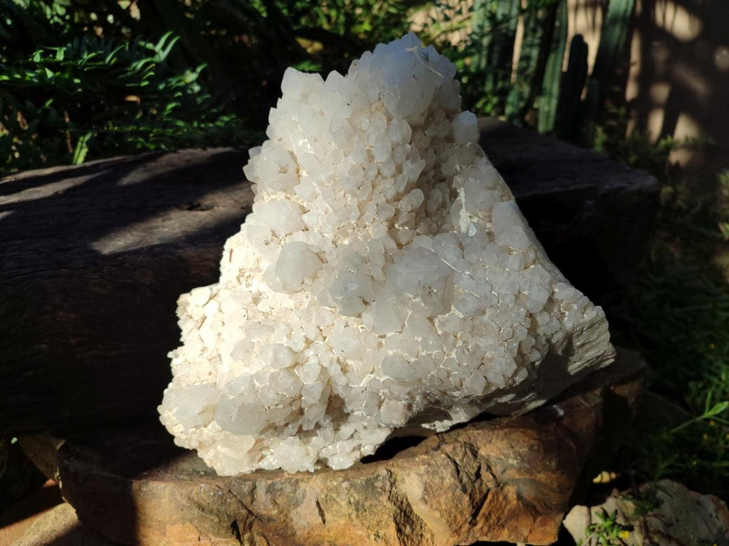 Natural Large Window Cascading "Anananas" Castle Quartz Cluster x 1 From Antsirabe, Madagascar - Toprock Gemstones and Minerals 