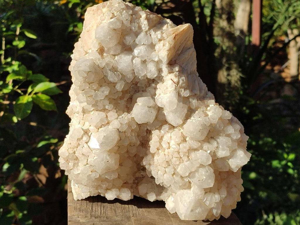 Natural Large Window Cascading "Anananas" Castle Quartz Cluster x 1 From Antsirabe, Madagascar - Toprock Gemstones and Minerals 