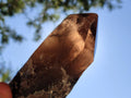 Half Polished Smokey Quartz Floater Crystals x 2 From Mulanje, Malawi - Toprock Gemstones and Minerals 