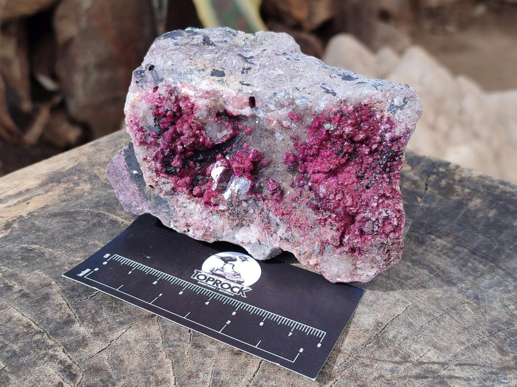 Natural Salrose Cobaltoan Dolomite Specimens x 4 From Kakanda, Congo - Toprock Gemstones and Minerals 
