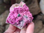 Natural Salrose Cobaltoan Dolomite Specimens x 4 From Kakanda, Congo - Toprock Gemstones and Minerals 