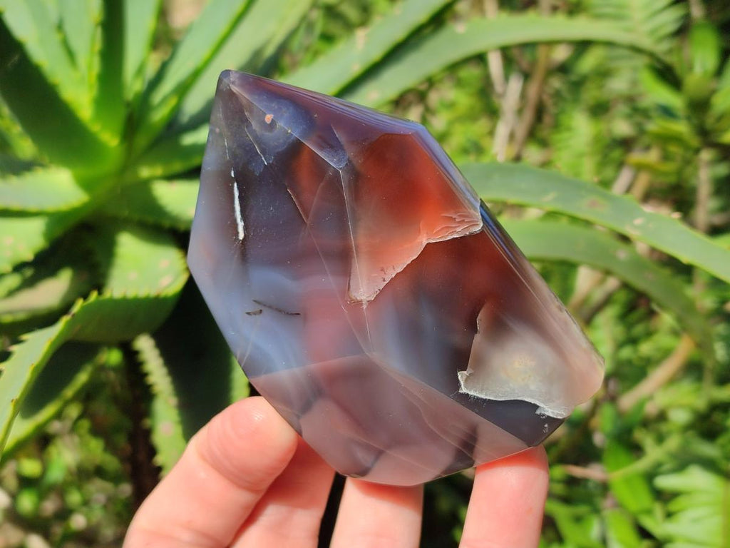 Polished Strawberry Agate Display Crystal Points x 4 From Mozambique - Toprock Gemstones and Minerals 