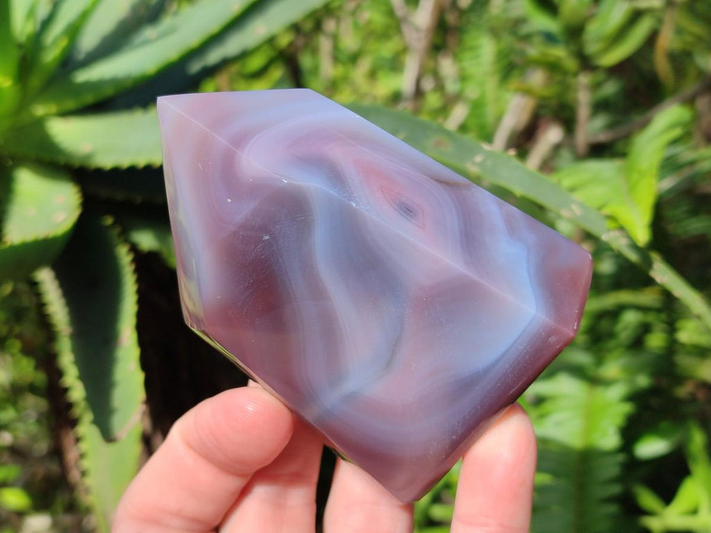 Polished Strawberry Agate Display Crystal Points x 4 From Mozambique - Toprock Gemstones and Minerals 