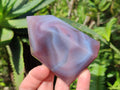 Polished Strawberry Agate Display Crystal Points x 4 From Mozambique - Toprock Gemstones and Minerals 