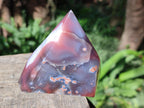 Polished Strawberry Agate Display Crystal Points x 4 From Mozambique - Toprock Gemstones and Minerals 