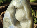 Polished Large Blue Lace Agate Standing Display Piece x 1 From Nsanje, Malawi - Toprock Gemstones and Minerals 