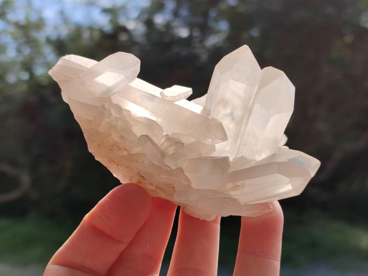 Natural Malagasy Quartz Clusters x 12 From Madagascar - Toprock Gemstones and Minerals 
